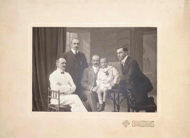 Rudolf, Louis, Alfred, Fritz und Sigo.